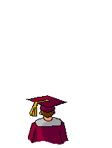 Graduate throwing his hat into the air Gif