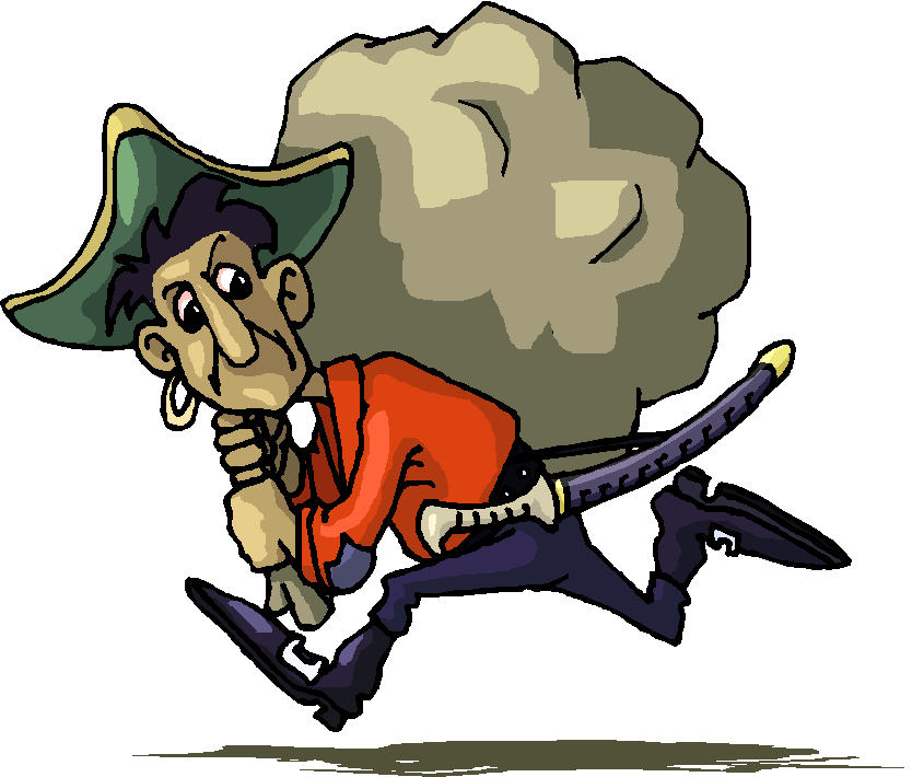 Pirate with Stolen Goods