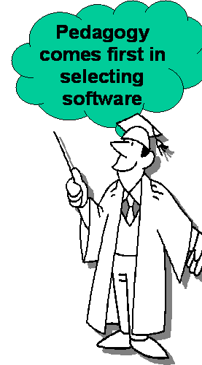 Professor: Pedagogy comes first in selecting software