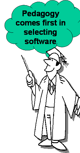 Professor: Pedagogy comes first in selecting software